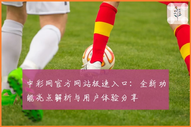 中彩网官方网站极速入口：全新功能亮点解析与用户体验分享